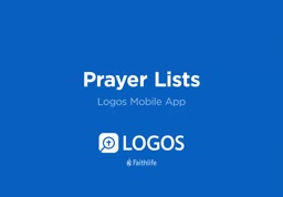 Mobile Prayer Lists