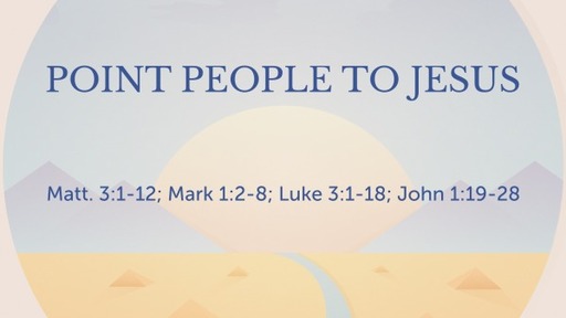 Point People to Jesus