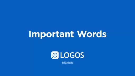Important Words
