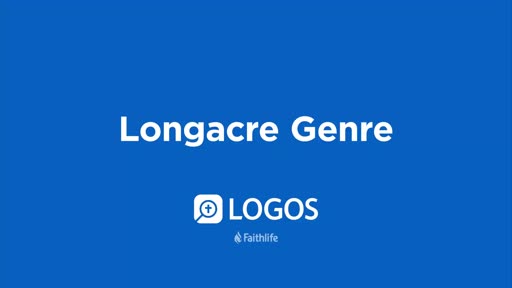 Longacre Genre Analysis Dataset
