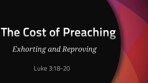 The Cost of Preaching