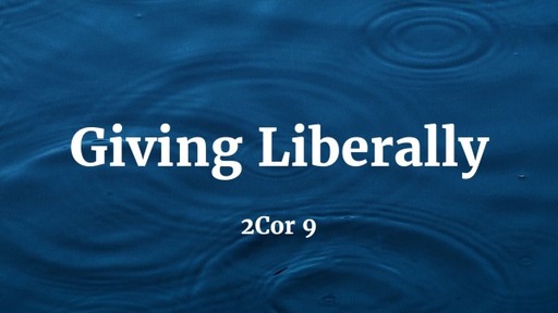 Giving Liberally