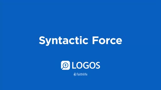 Syntactic Force Dataset