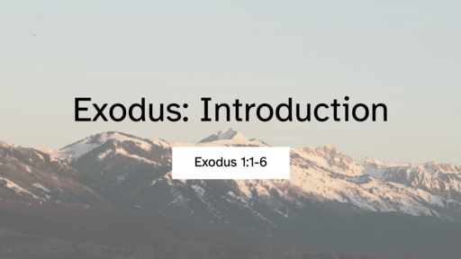 Exodus Introduction