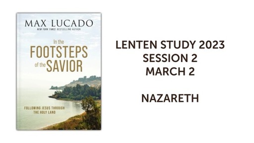 Lenten Study 2023 - session 2