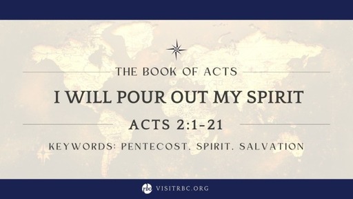 I Will Pour Out My Spirit