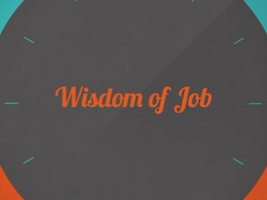 Wisdom of Job