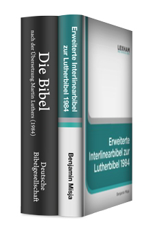 Lutherbibel 1984 mit Interlineardatensatz (2 Bde.)