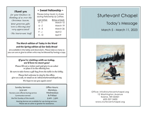 Weekly Bulletin 3-5-23