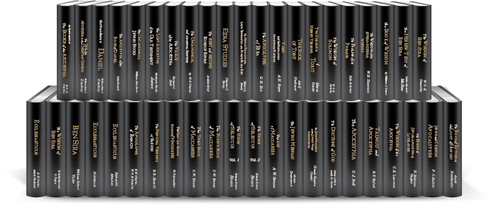 Classic Commentaries and Studies on the Biblical Apocrypha / Deuterocanon (42 vols.)