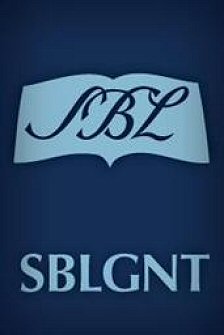 Apparatus for the Greek New Testament: SBL Edition