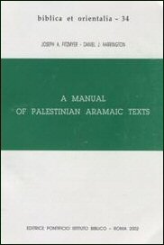A Manual of Palestinian Aramaic Texts