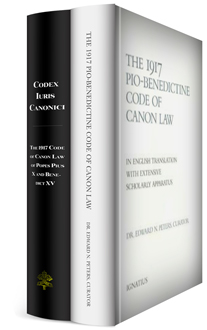 The 1917 Code of Canon Law in English & Latin (2 vols.)
