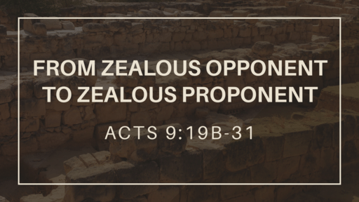 From Zealous Opponent to Zealous Proponent