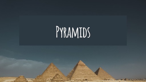 Pyramids - 3/12/23