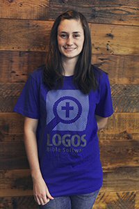 Logos Blue Binary T-Shirt