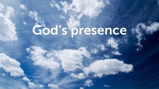 Into God's Presence.