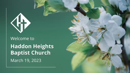 March 19th AM Service