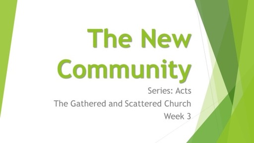 Acts - The Gathered and Scattered Church (When God Came to Stay)