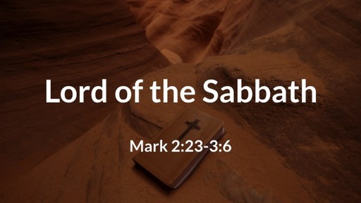 Lord of the Sabbath - Mark 2:23-3:6