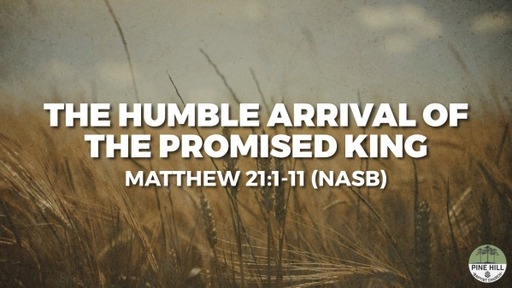 The Humble Arrival of the Promised King