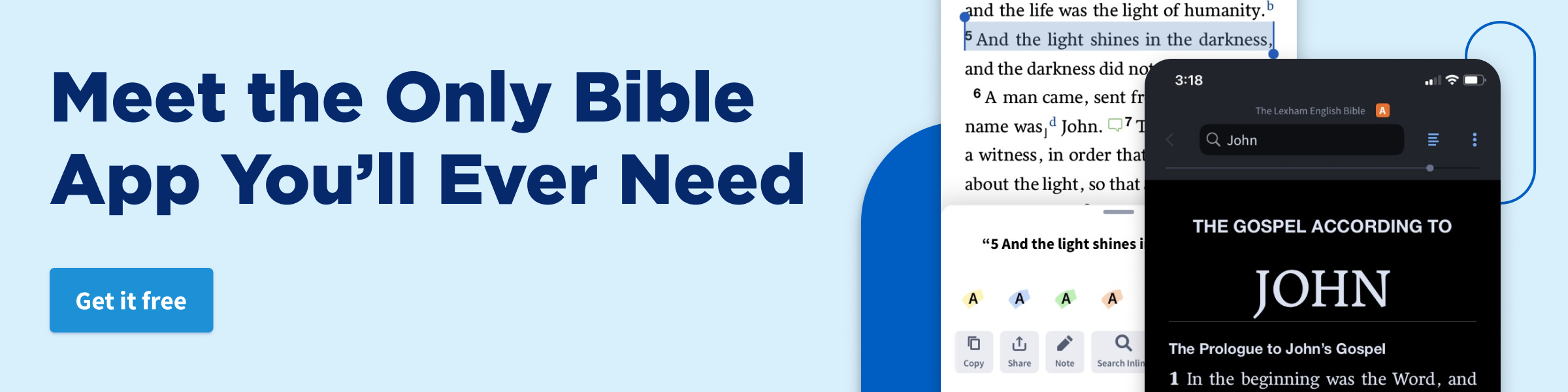 Meet the Only Bible App You'll Ever Need. Get it free