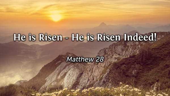 He is Risen - He is Risen Indeed! - Logos Sermons