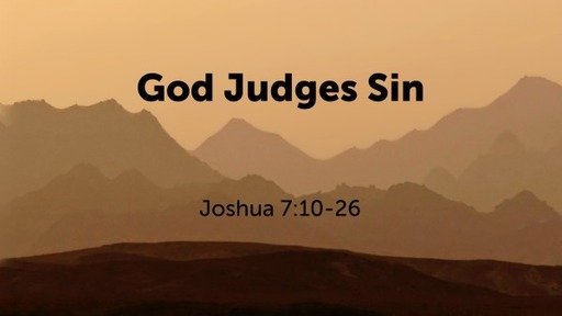 God Judges Sin