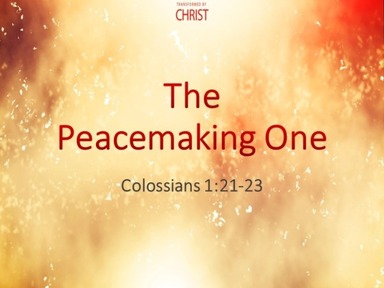 The Peacemaking One
