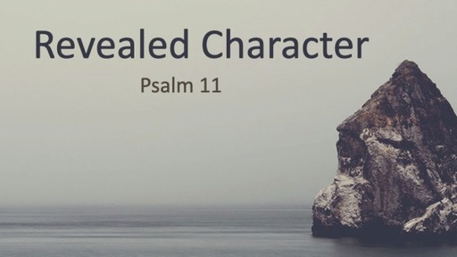 Revealed Character  Psalm 11