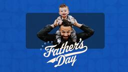 Happy Father's Day (Blue)  PowerPoint image 1