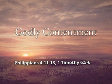 Godly Contentment - Tom McDonnell