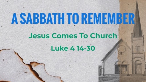 A Sabbath To Remember