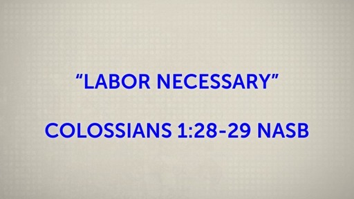 Labor Necessary April 23, 2023