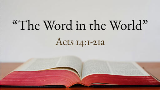 "The Word in the World" (Acts 14:1-21a)