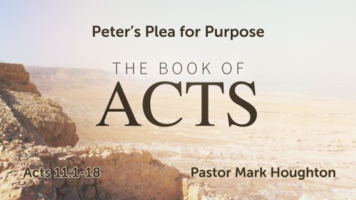 Peter's Plea for Purpose