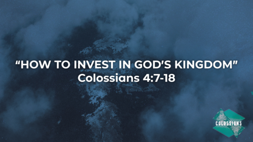 "HOW TO INVEST IN GOD'S KINGDOM" part 1