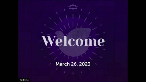 26-Mar-23: Pastor Chuck teaches  "Staying On Mission" Readings Acts 15:36 to 16:12