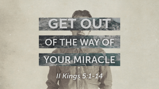 Get Out of the Way of Your Miracle