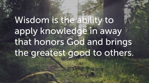 God's Handbook on Wisdom