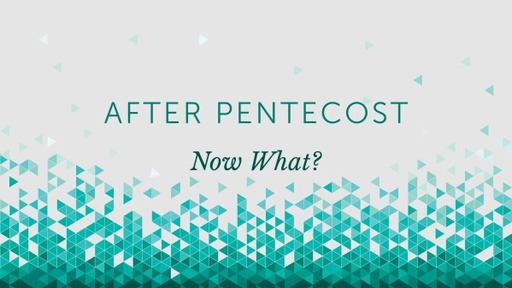 After Pentecost - Now What?