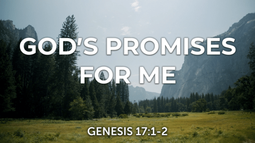 GOD'S PROMISES FOR ME