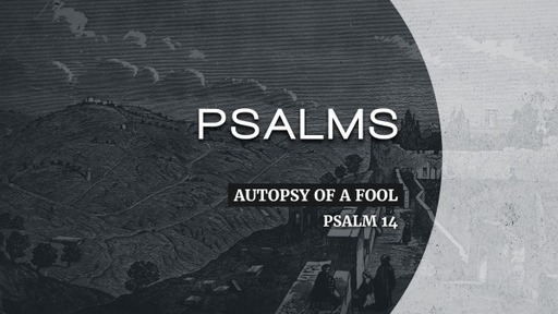 Psalms 14, "Autopsy Of A Fool"