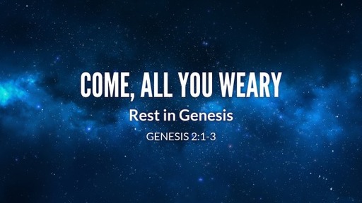 Genisis 2:1-3