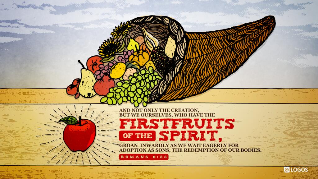 Romans 8:23: And not only the creation, but we ourselves, who have the firstfruits of the Spirit, groan inwardly as we wait eagerly for adoption as sons, the redemption of our bodies.
