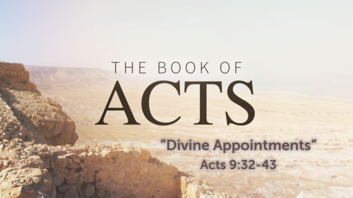 Divine Appointments (Acts 9:32-43)