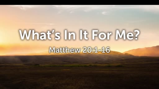 6/18/23 What's In It For Me? (FULL CONTEMPORARY SERVICE)