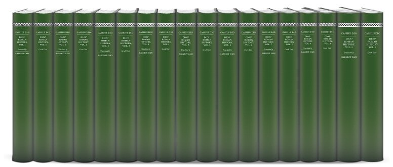 Cassius Dio's Roman History (18 vols.)