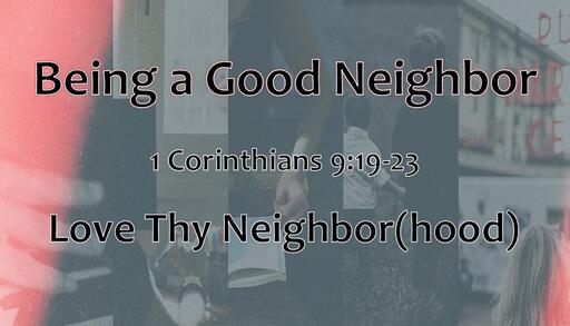 Being a Good Neighbor