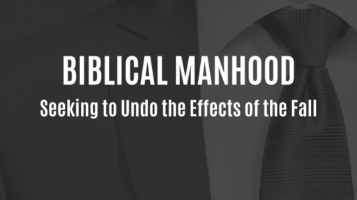 Biblical Manhood: Seeking to undo the effects of the fall